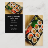 Asiatische Restaurantgewerbe-Karte Visitenkarte (Vorne/Hinten)