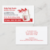 Asiatische Restaurantkarte Visitenkarte (Vorne/Hinten)