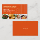Asiatische Restaurantkarte Visitenkarte (Vorne/Hinten)