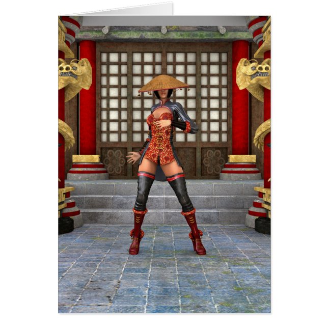 Asiatische Schlachtfrau (Vorne)