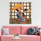 Asiatische Schlachtfrau Leinwanddruck (Insitu (Wohnzimmer))