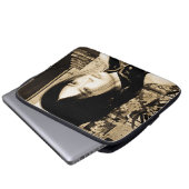 Asiatische Schönheit Laptopschutzhülle (Vorne Knopf)