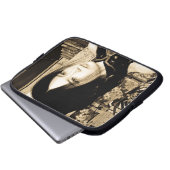 Asiatische Schönheit Laptopschutzhülle (Vorne Knopf)