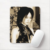 Asiatische Schönheit Mousepad (Mit Mouse)