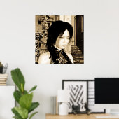 Asiatische Schönheit Poster (Heimbüro)