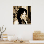 Asiatische Schönheit Poster (Küche)