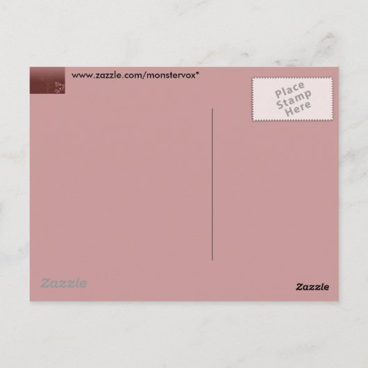 Asiatische Schönheit Postkarte (Rückseite)