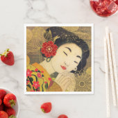 Asiatische Schönheit Serviette (Beispiel)