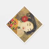 Asiatische Schönheit Serviette (Ecke)