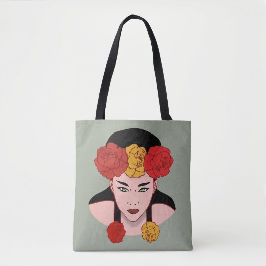 Asiatische Schönheit Tasche (Vorderseite)