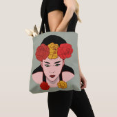 Asiatische Schönheit Tasche (Von Nahem)