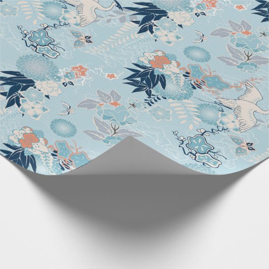 Asiatische Seide Geschenkpapier (Ecke)