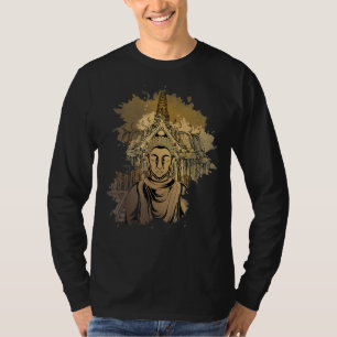 Asiatische spirituelle buddhistische Zen-Buddhismu T-Shirt