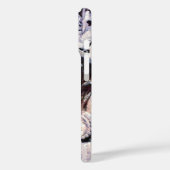 Asiatische Statue Antique Stone Face Foto Stilvoll Case-Mate iPhone Hülle (Rückseite / Links)