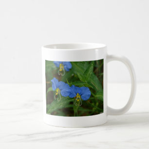 Asiatische Tagblume Blau Wilde Blume Bekleidung & Kaffeetasse
