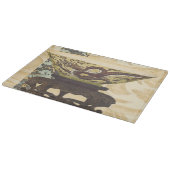 Asiatische Tapisserie mit Schüssel-und Schneidebrett (Ecke)