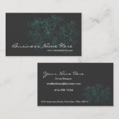 Asiatische themenorientierte visitenkarte (Vorne/Hinten)