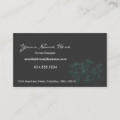 Asiatische themenorientierte visitenkarte (Rückseite)