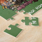 Asiatische Tiere - Puzzle (Seite)