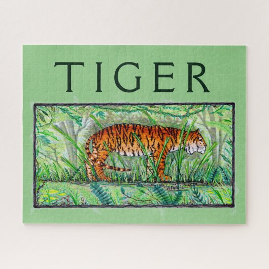 Asiatische Tiger-Kröte Puzzle (Horizontal)