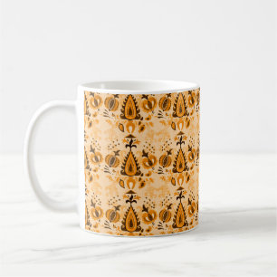Asiatische Vintage Tapete nahtlose Ornament-Blume Kaffeetasse