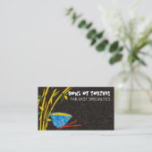 Asiatische Visitenkarte (Stehend Vorderseite)