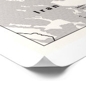 Asiatische Volksgruppen Karte 1993 Poster (Ecke)