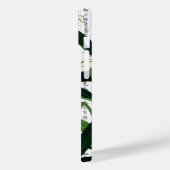 Asiatische Weiße Lilie im Kanji Hintergrund Case-Mate iPhone Hülle (Rückseite / Links)