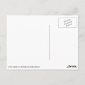 Asiatische Wildkatze Postkarte (Rückseite)