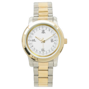 asiatische Zahlenwache Armbanduhr