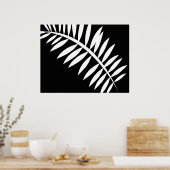 Asiatischer Abstrakter Leaf 1 Poster (Küche)