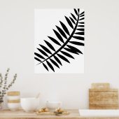 Asiatischer Abstrakter Leaf 4 Poster (Küche)