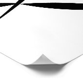 Asiatischer Abstrakter Leaf 4 Poster (Ecke)