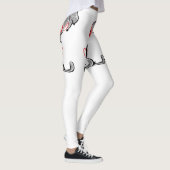Asiatischer Affe Duo: Sitzen und Klettern Leggings (Rechts)