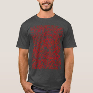 Asiatischer antiker Schädel 211 T-Shirt