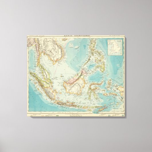 Asiatischer Archipel 2 Leinwanddruck (Vorderseite)