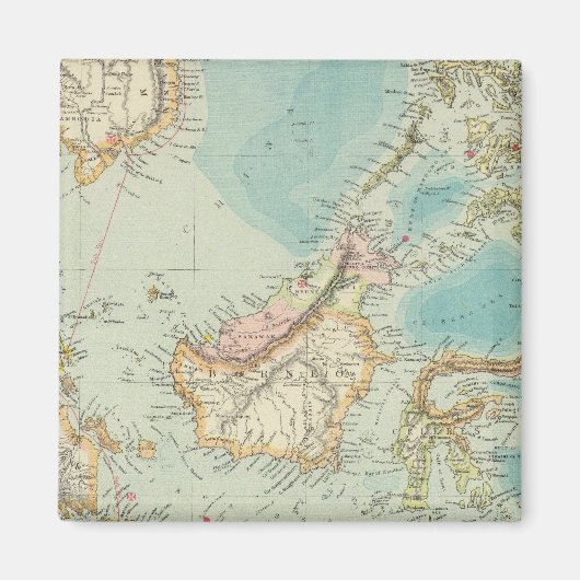 Asiatischer Archipel 2 Magnet (Vorne)