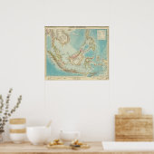 Asiatischer Archipel 2 Poster (Küche)