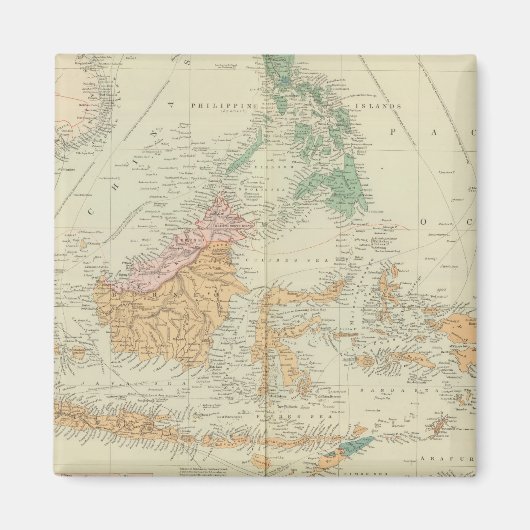 Asiatischer Archipel 3 Magnet (Vorne)