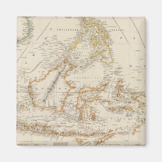 Asiatischer Archipel Magnet (Vorne)