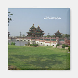 Asiatischer Architekturmagnet Magnet