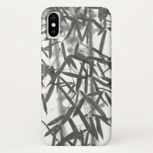 Asiatischer Artbambus der Wäschemalereiart iPhone X Hülle