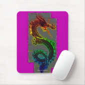 Asiatischer, chinesischer, mythischer Drache, Jahr Mousepad (Mit Mouse)