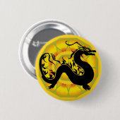 Asiatischer Drache Button (Vorne & Hinten)