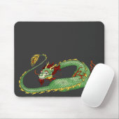 Asiatischer Drache-Cartoon Mousepad (Mit Mouse)