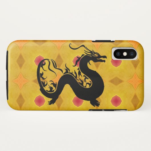 Asiatischer Drache Case-Mate iPhone Hülle (Rückseite (Horizontal))
