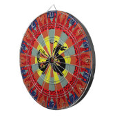 Asiatischer Drache Dartscheibe (Vorderseite rechts)