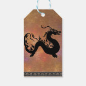 Asiatischer Drache Geschenkanhänger (Vorderseite)
