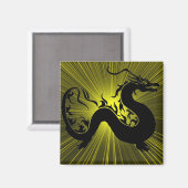 Asiatischer Drache Magnet (Vorderseite/Rückseite)