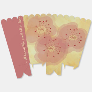 Asiatischer Einfluss beim Auskleiden von Geschenks Geschenkschachtel